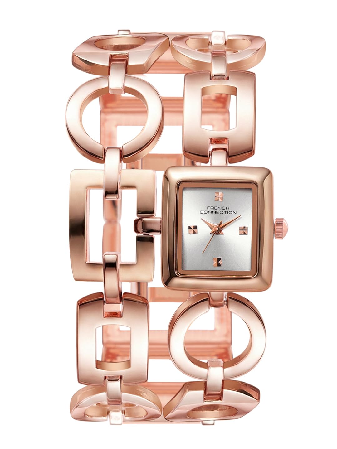 Elarisse Women’s Silver Sunray Rectangular Dial Analog Watch – FCN0204SRGM-image-28