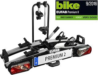 EUFAB 11521 Heckträger Premium ll für Anhängekupplung, für E-Bikes geeignet