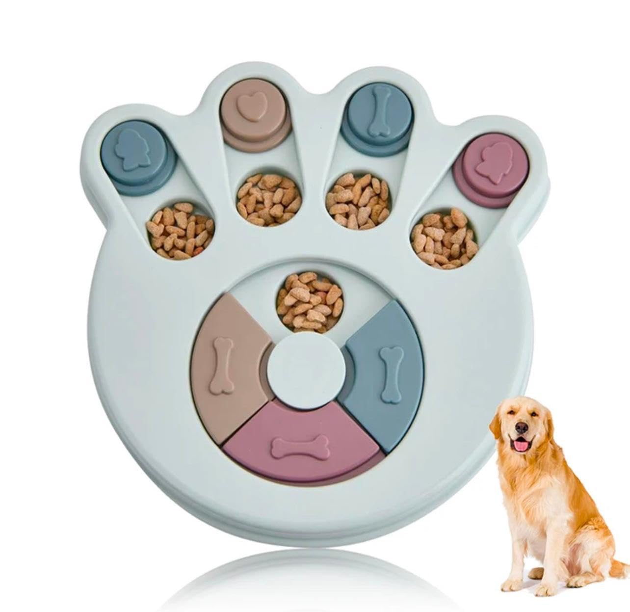Dog Puzzel Feeder (Blue)