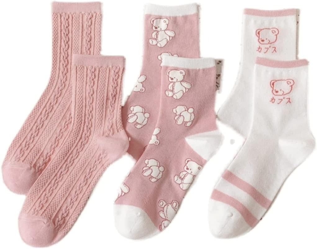 Cotton Socks Ins Cute Tube Socks Spring Women Sports Socks