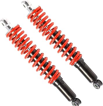Pack of 2 Front Shock Absorbers 13.75" 350mm Suspension Shocker for Quad ATV Go Kart Dune Buggy Four Wheeler Mini Bike Golf Cart Tricycle, 500lbs Spring, 10mm Mount Hole