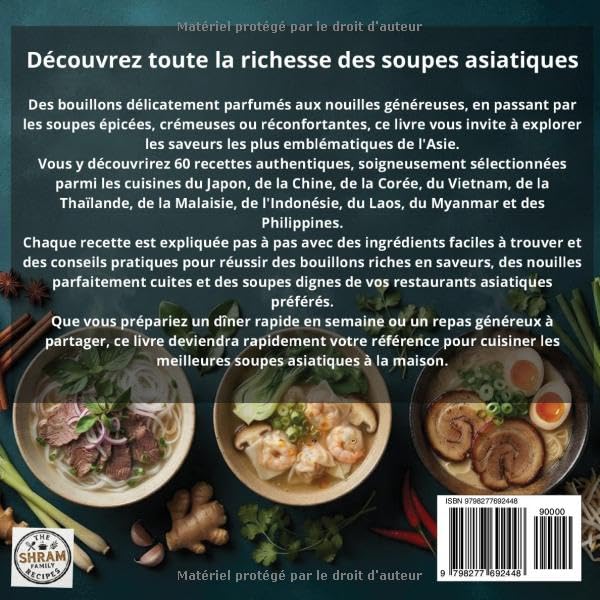 Soupe Asiatique :: 60 Recettes Faciles et Authentiques Ramen, pho, laksa, bouillons et soupes-repas de toute l’Asie (French Edition) image 3