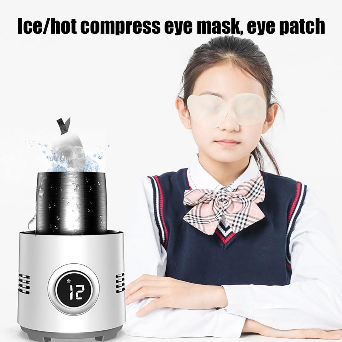 Tazza di Raffreddamento Portatile, refrigeratore Intelligente for Bevande, Tazza di Raffreddamento rapido con Schermo Che Visualizza la Temperatura, 3-60 °C Caldo e Freddo a Doppio Scopo