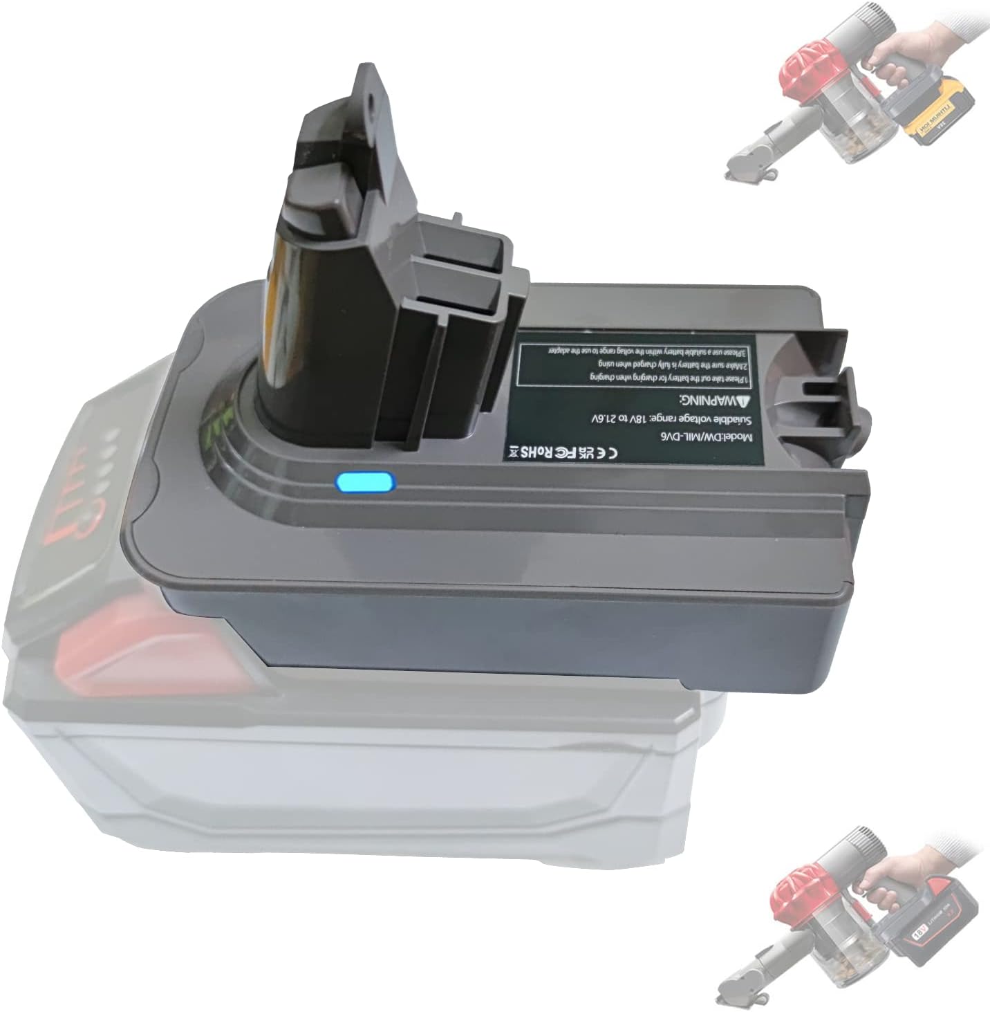 V6 Battery Adapter for Dyson V6 Series Vacuum Cleaner