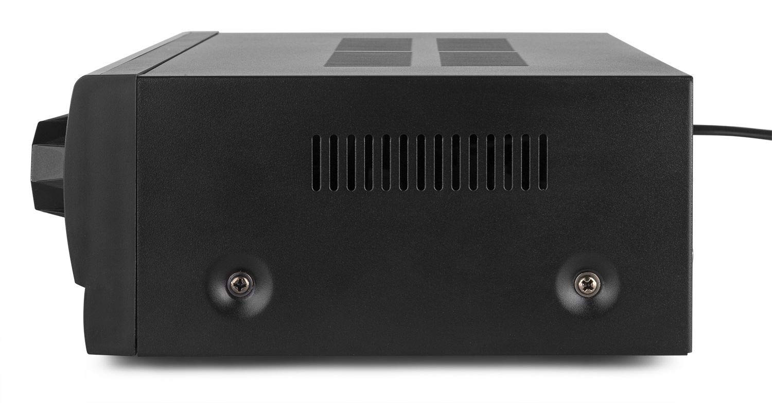 Fenton AV440 Amplificador HiFi y Karaoke Digital con Bluetooth, 400 W, Reproductor MP3 (USB/SD), 2 entradas de micrófono, Ideal para Cine en casa, Fiestas y Eventos, Incluye Mando a Distancia
