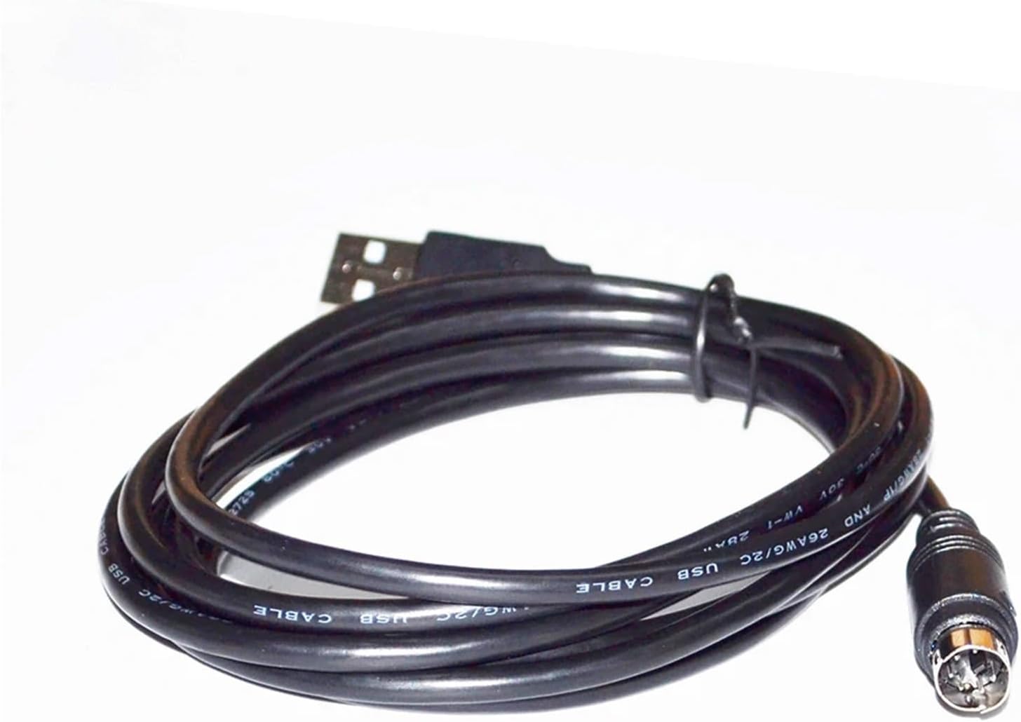 2.0 to MINI DIN 6 PIN MD6 Male Program Upgrade Cable for Automobile, A – MINI-DIN 6PIN Inspection Cable(1.8m)