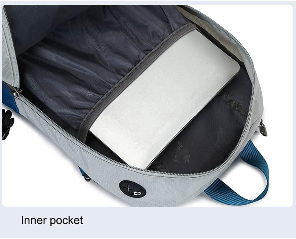 Wandelrugzak 40L waterdichte Samll reisdagrugzak met koptelefoongat Lichtgewicht trekkingrugzak voor heren dames