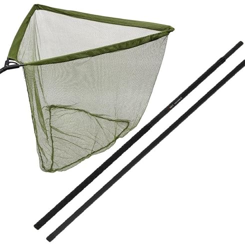 Karpfen Großfisch Kescher Carbon mit Kescherstab 2 TLG. komplett 1,80m 107x107cm