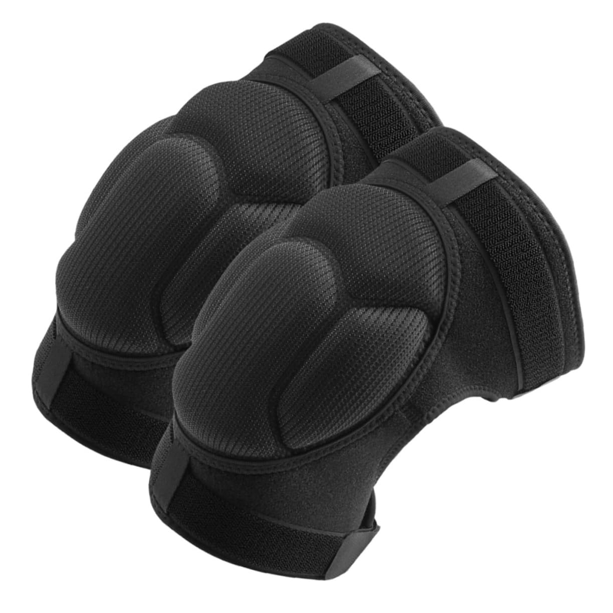 FRCOLOR 1 Pair Men's Soft Knee Pads Adjustable Straps for Ice Skating Volleyball Dance