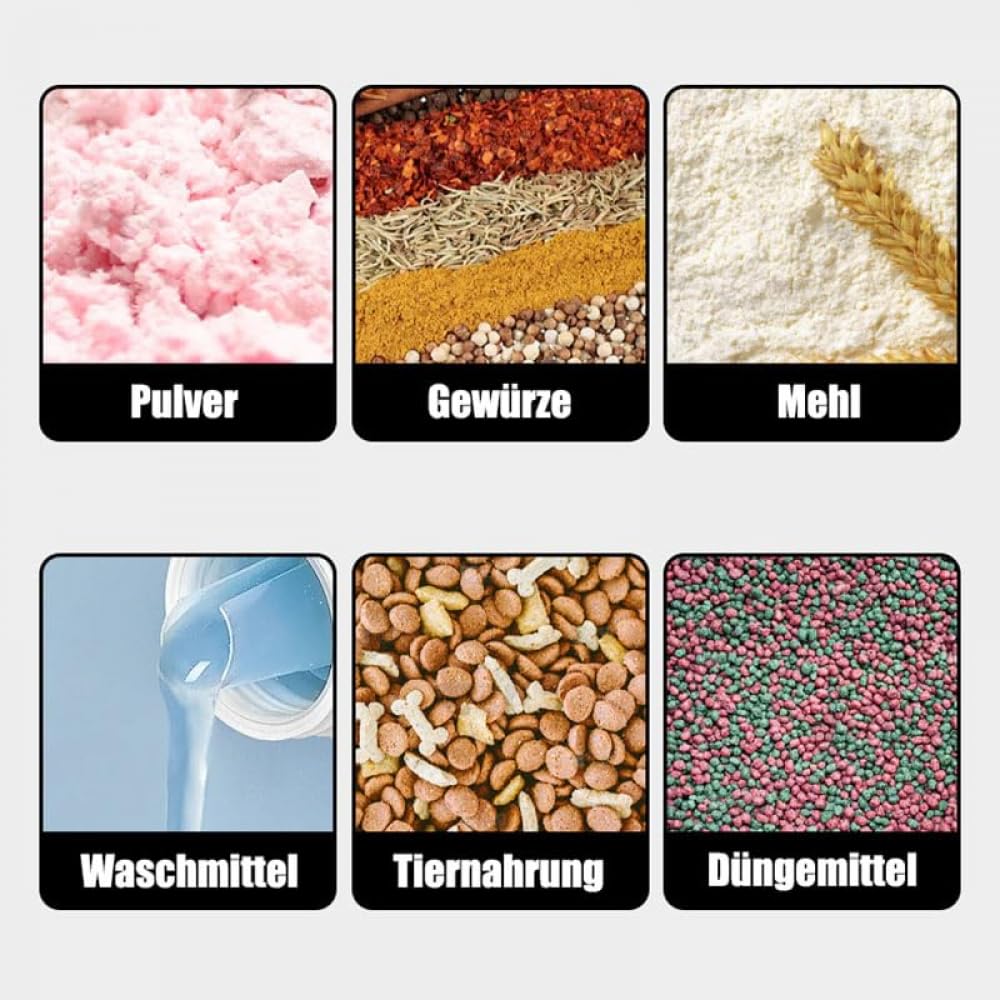 5-pak łyżek pomiarowych 30 g/60 ml - trwałe plastikowe miarki do pieczenia, białka w proszku, detergentu i użytku kuchennego