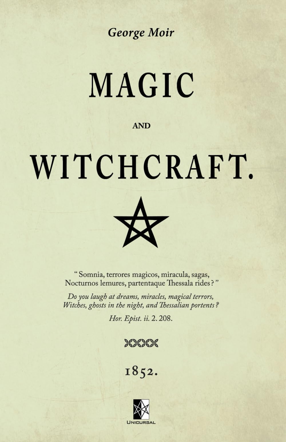 Magic and Witchcraft