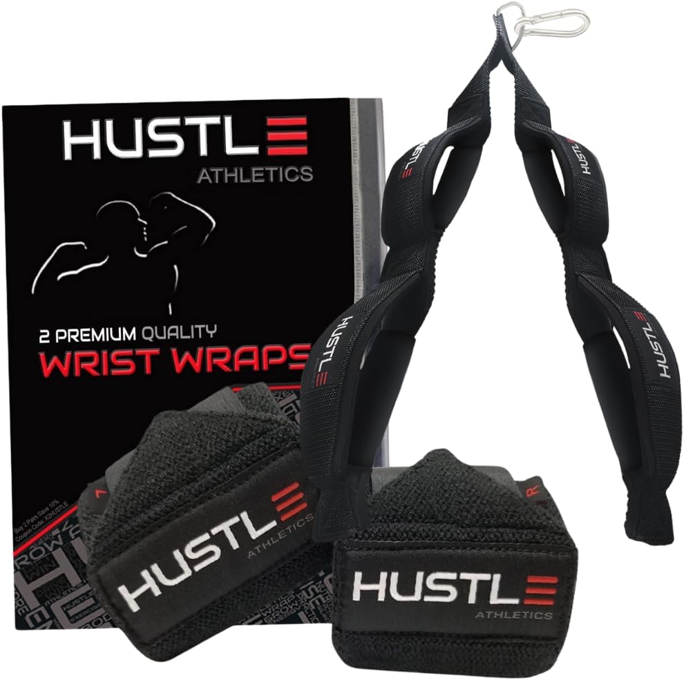 Ultimate Wrist Wrap & Tricep Rope Bundle