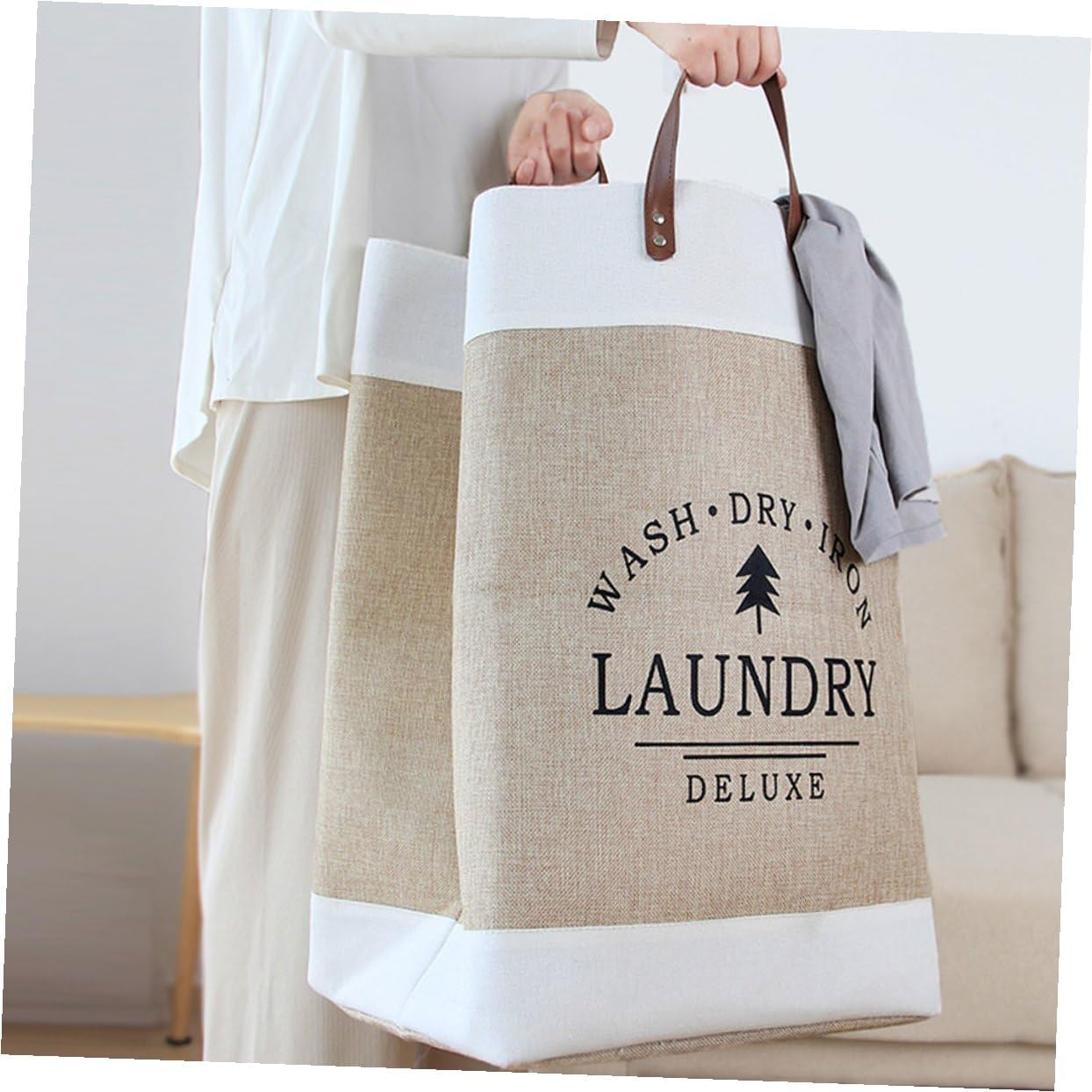 Large Capacity Laundry Basket Storage Basket for Home Collapsible Clothing Storage Container image 3