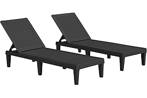 JUMMICO Out Door Lounger Set For 2