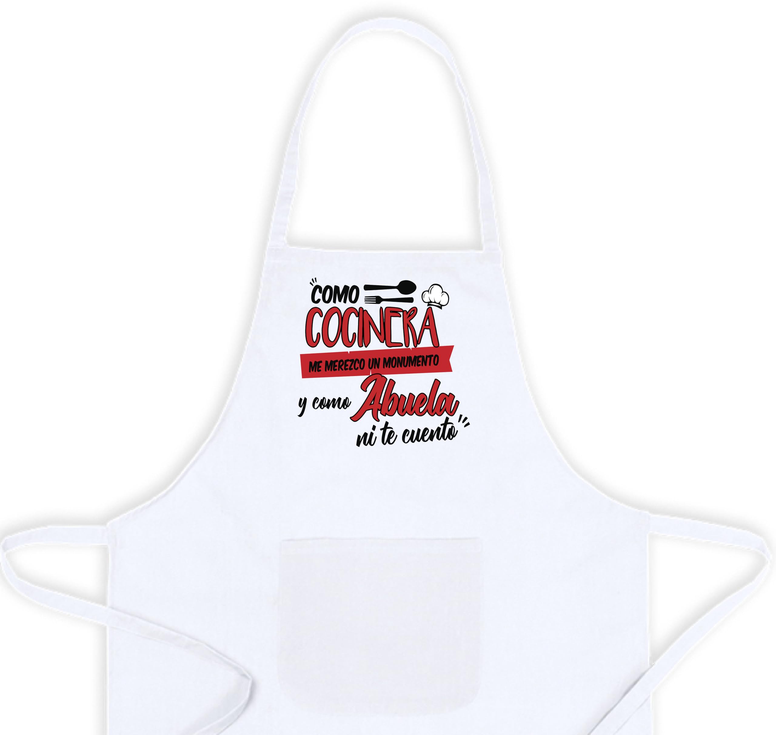 Delantal Cocinero y Monumento.-