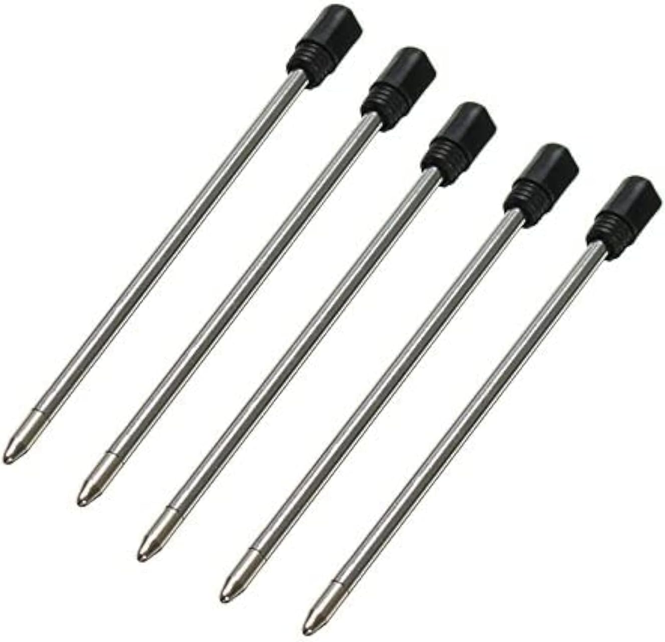 5 x Black Ink Refills for Swarovski Crystal Elements Filled Ballpoint Pen