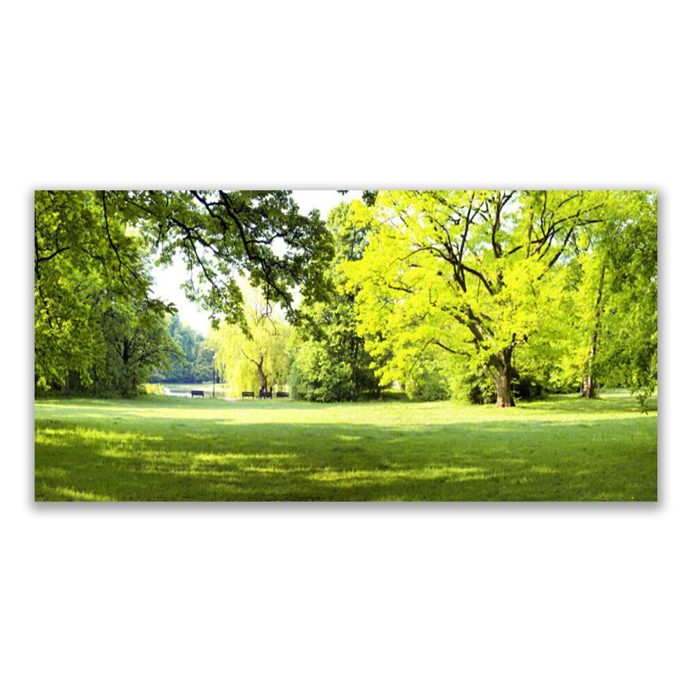 Toile Tulup herbe nature et arbres pour une atmosphère douce et poétique