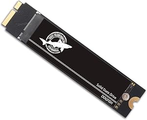 Dogfish 256GB SSD Solid State Drive for MacBook Air 2012 A1465 (EMC 2558), A1466 (EMC 2559) Large Capacity Upgrade (256GB) (OS Pre-Installed)