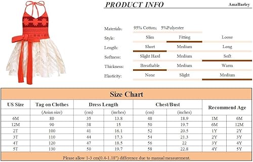 Miniatura 6 de AmzBarley Vestido de encaje sin espalda con accesorios para bebé y niña, disfraz de fiesta de primer cumpleaños, vestido de encaje sin espalda