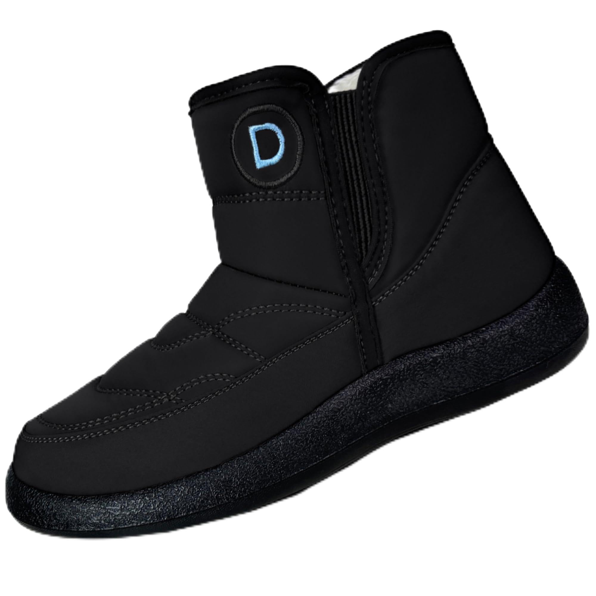 Womens Snow Boots Winter Shoes 2025 All-Day Comfort Warm Fur Lined Ankle Booties Waterproof Outdoor Footwear for Walking