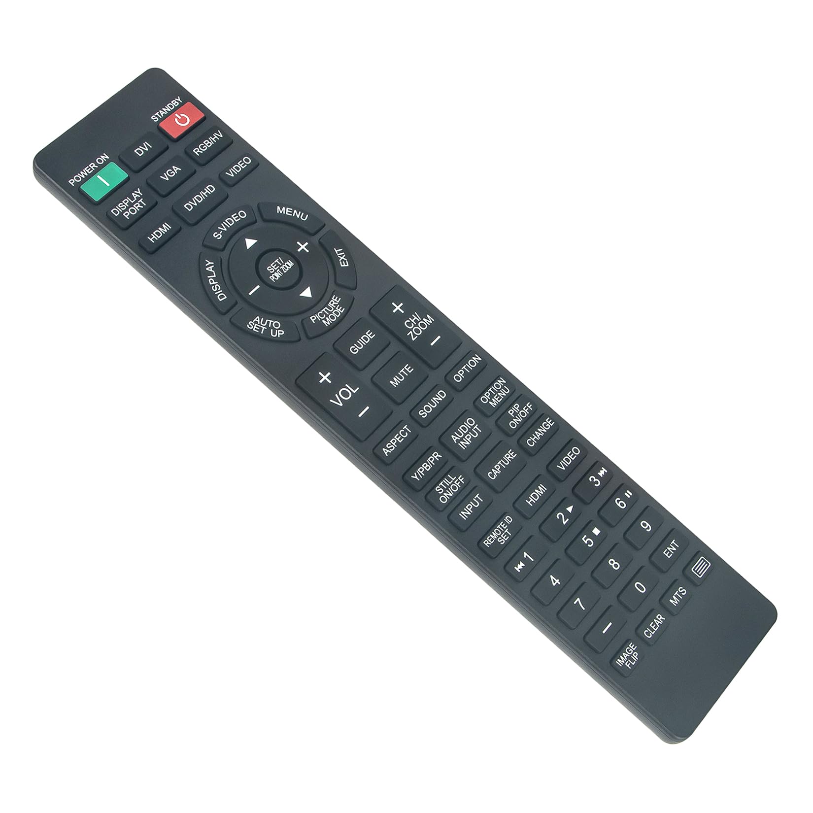 RU-M117 RU-M121 New Replacement Remote Control fit for NEC MultiSync LCD TV M491-L1 P401 P402 P461 P521 V22 V323-2 V3232 V422 V462 V463 V551 V651 P462 P551 P552 P703 S401 V652 X464UNV - Image 2