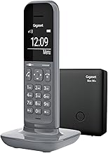Gigaset CL390 Cordless Design Telephone without Answering Machine (DECT Telephone with Hands-Free Function, Large Graphic Display, Easy to Use with Intuitive Menu Guide) Satellite Grey