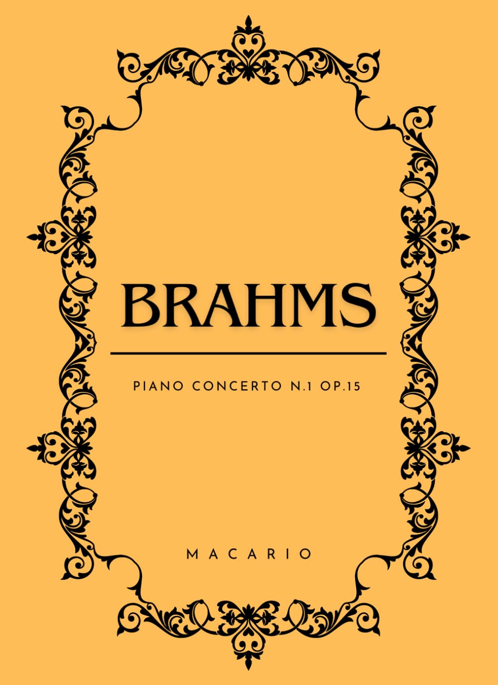 Brahms Piano Concerto n.1 op.15: Score for 2 Piano
