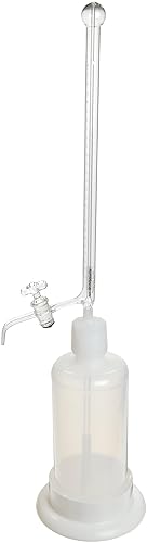 SP Bel-Art Bureta automática de cero de vidrio de borosilicato de 0.3 fl oz depósito de 16.9 fl oz (F37915-0510), natural