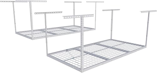 Miniatura 16 de FLEXIMOUNTS - Estante de almacenamiento de techo ajustable de 3 x 6 pies, para garaje, 72 pulgadas de largo x 36 pulgadas de ancho x 40 pulgadas