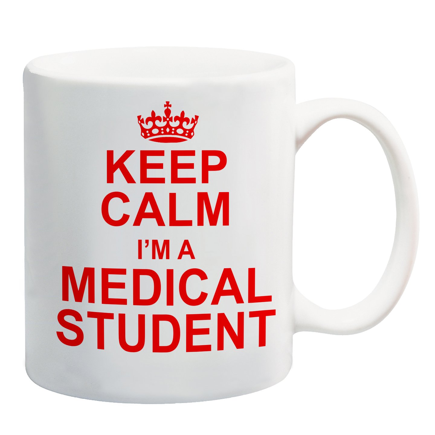 Dynamite Gifts White,Red Keep Calm I'm A Medical Student Red Mug Gift Present Doctor