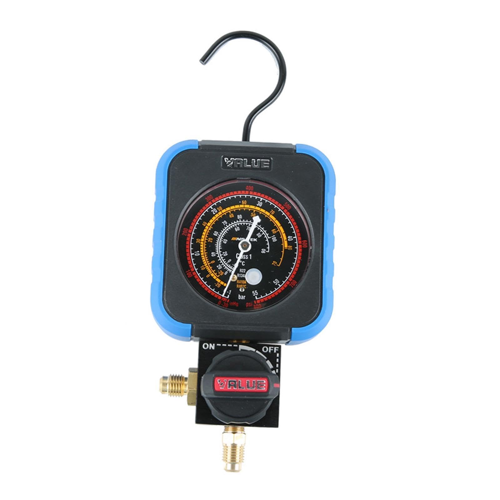 ATORSE™ Air Conditioner Refrigerant Pressure Gauge Sturdy Equipment Refrigerant Tool High Pressure Gauge-image-15