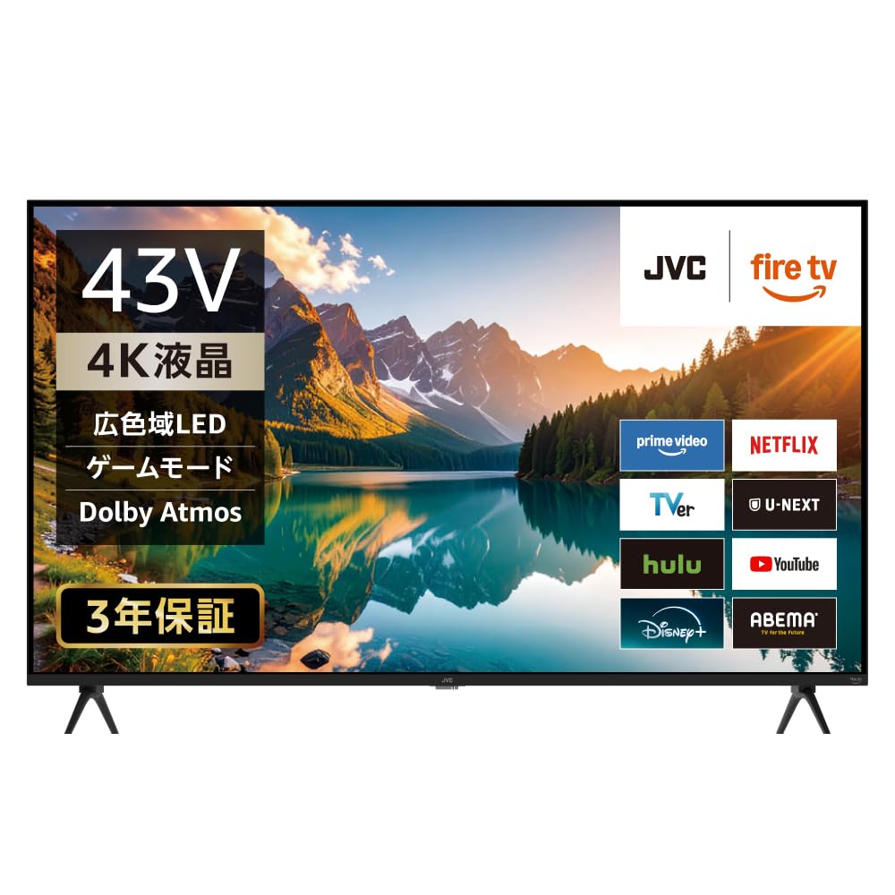 JVC JL-43YS10 25年製　Fire TV搭載 Amazon | JVC Fire TV 搭載 4K 液晶 スマート テレビ 43型 43