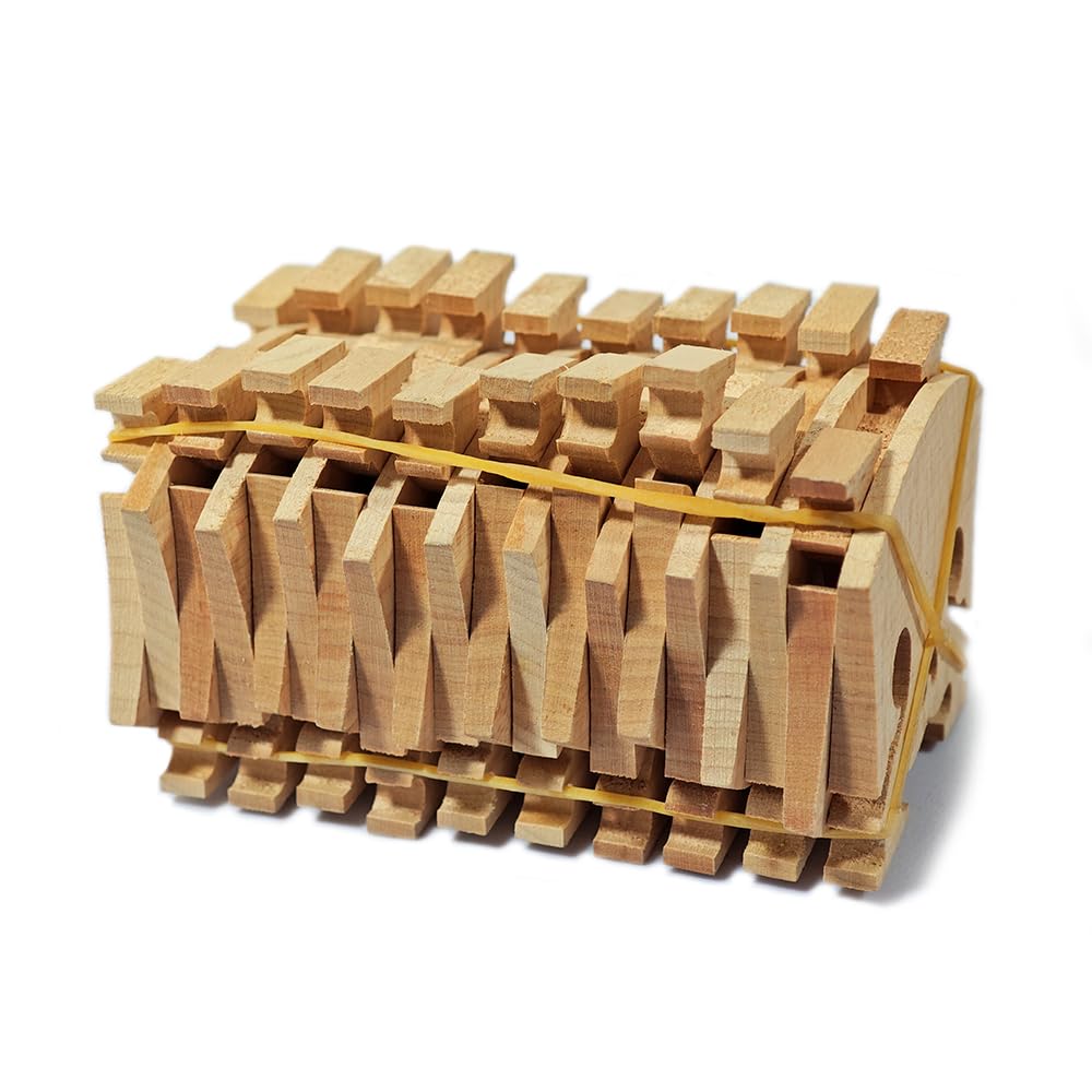 ModouString 10 pcs x Violin Bridges Fit for 4/4 or 3/4 violin Maple wood Baroque Style violin parts
