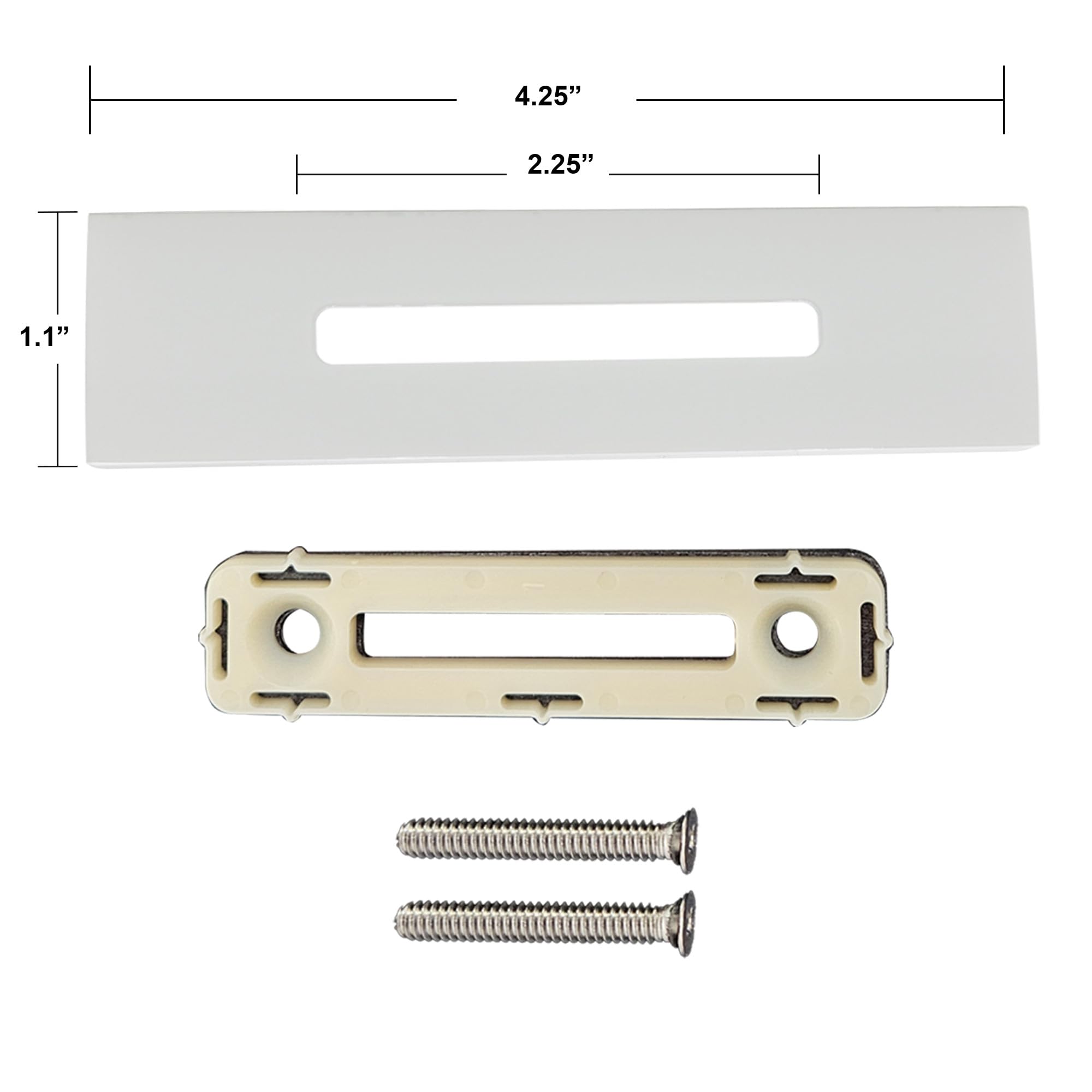 Westbrass D560RK-65 - Paquete de Fontanero de desbordamiento Lineal con Drenaje de Punta en T y ADA, Recubrimiento en Polvo de Galleta