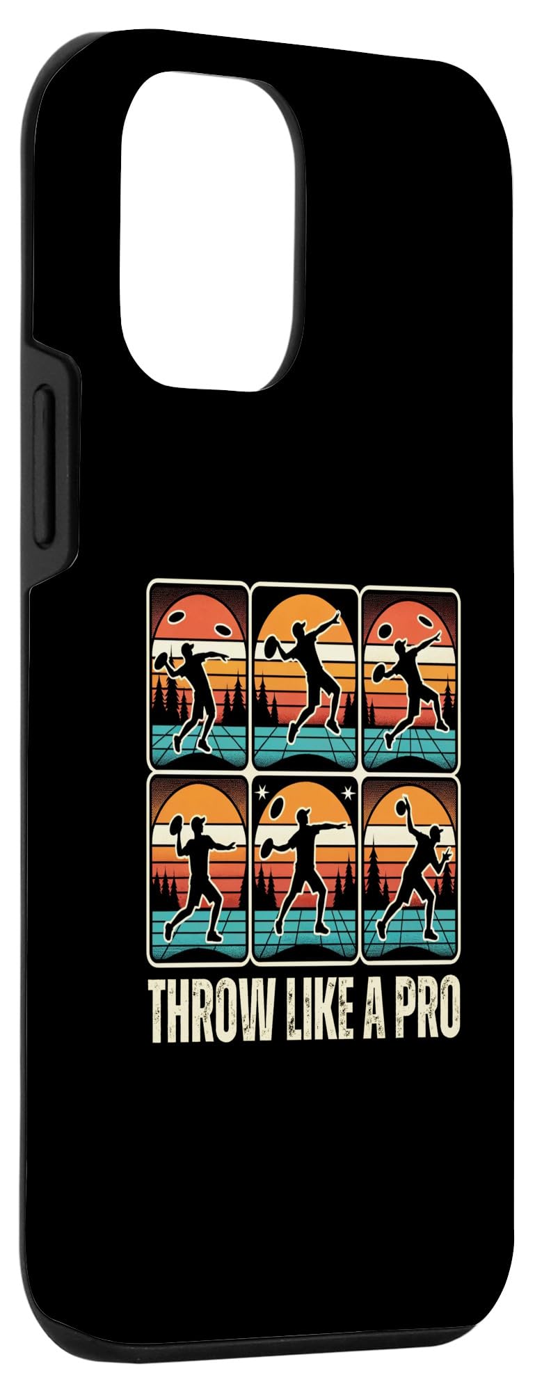iPhone 12 mini Funny Throw Like A Pro Disc Golfer Disc Golf Case - Image 3