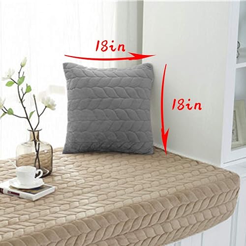 Miniatura 2 de JeogYong Juego de 2 fundas de almohada cuadradas decorativas de terciopelo cristalino, decoración moderna del hogar, funda de cojín suave para sofá,