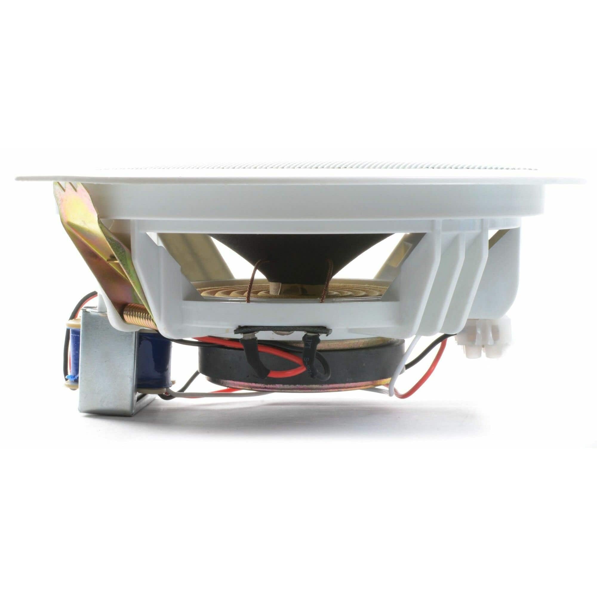 Haut-Parleur De Plafond Power Dynamics CSPB6 - 6,5" 100V/8Ω 10W - Blanc - Pour Sonorisation Profesionnelle