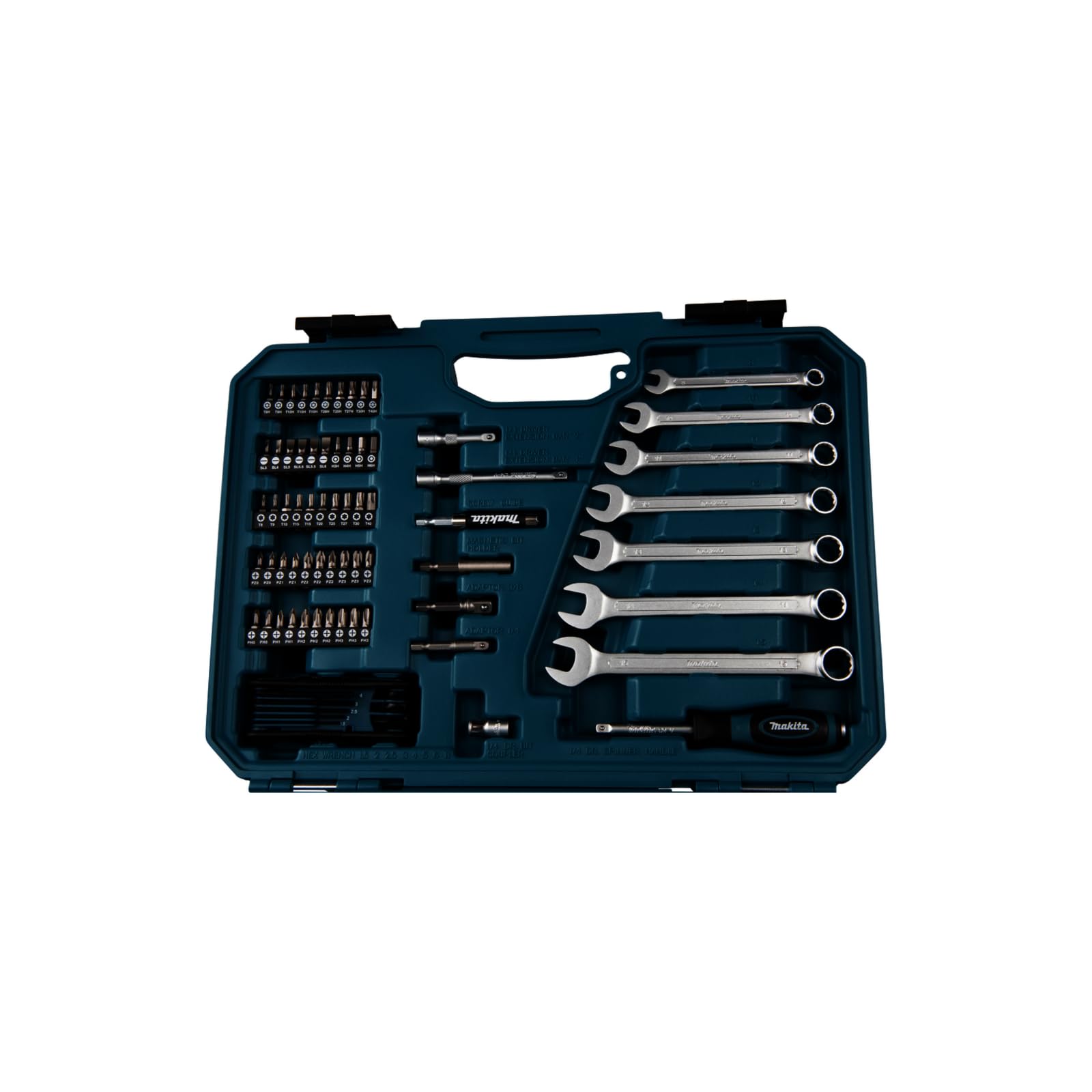 Makita E-06616 Juego de herramientas de 120 piezas