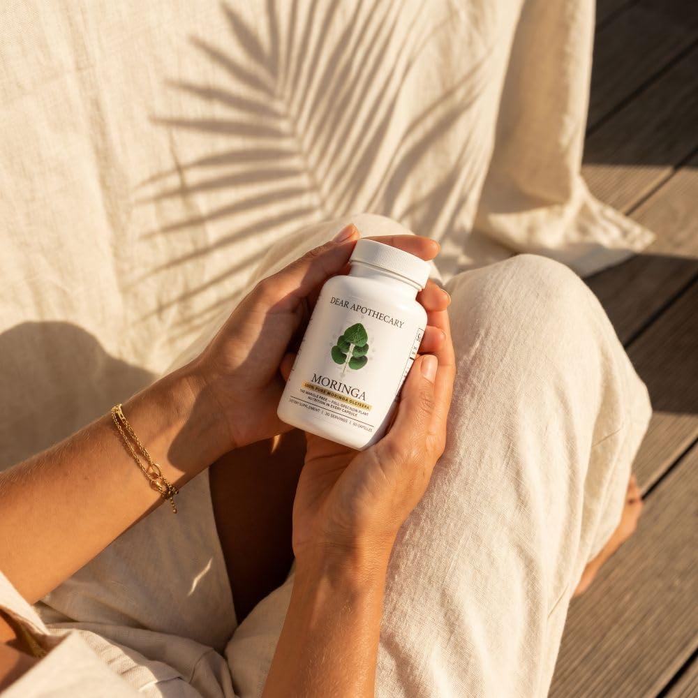 Moringa Leaf Capsules 800mg - Superfood Green Energy & Immune Support - Moringa Oleifera - Vegan, Non-GMO, Gluten Free, Soy Free - 60 Capsules — Amazon image 7