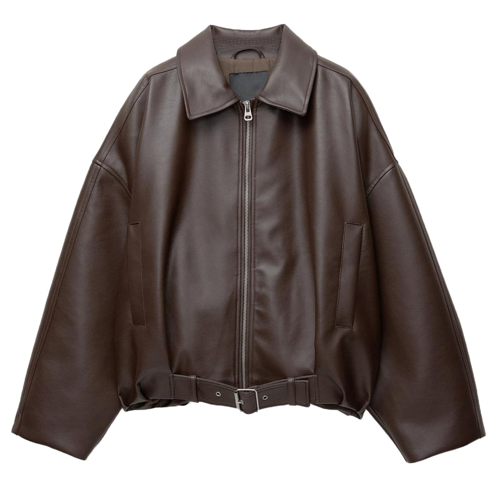 Générique Damen-Strickjacke – Trenchcoat für Damen, modisch, kurz, Softshell, leicht, schick, langärmlig, lässig, kurz, Motorrad-Sweatshirt, für Frühling, Sommer und Herbst