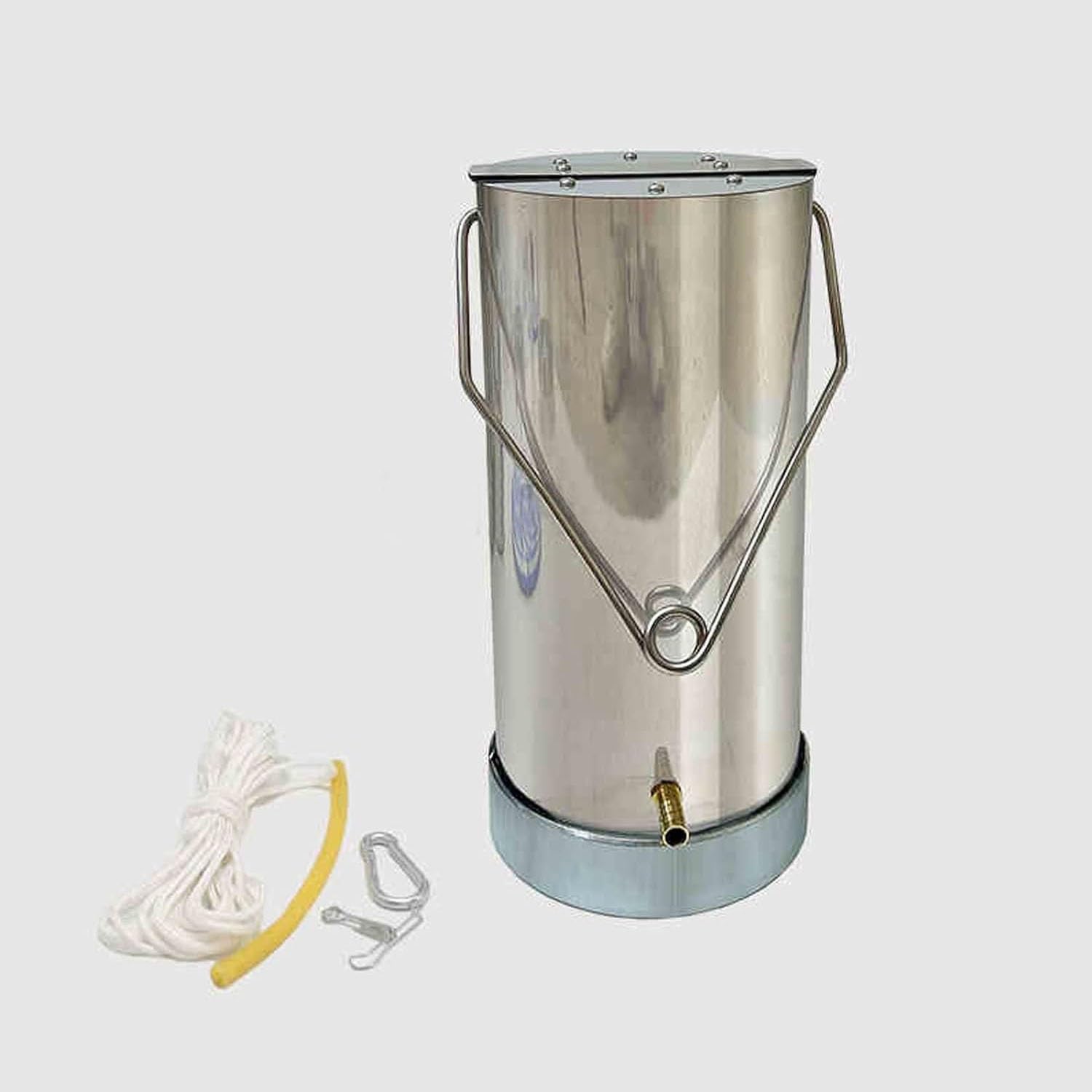 MTNBHH Stainless Steel Water Sample Collector 0.5L Adjustable Swing Pendulum Beaker Kit for Lake River Depth Sampling(3L)