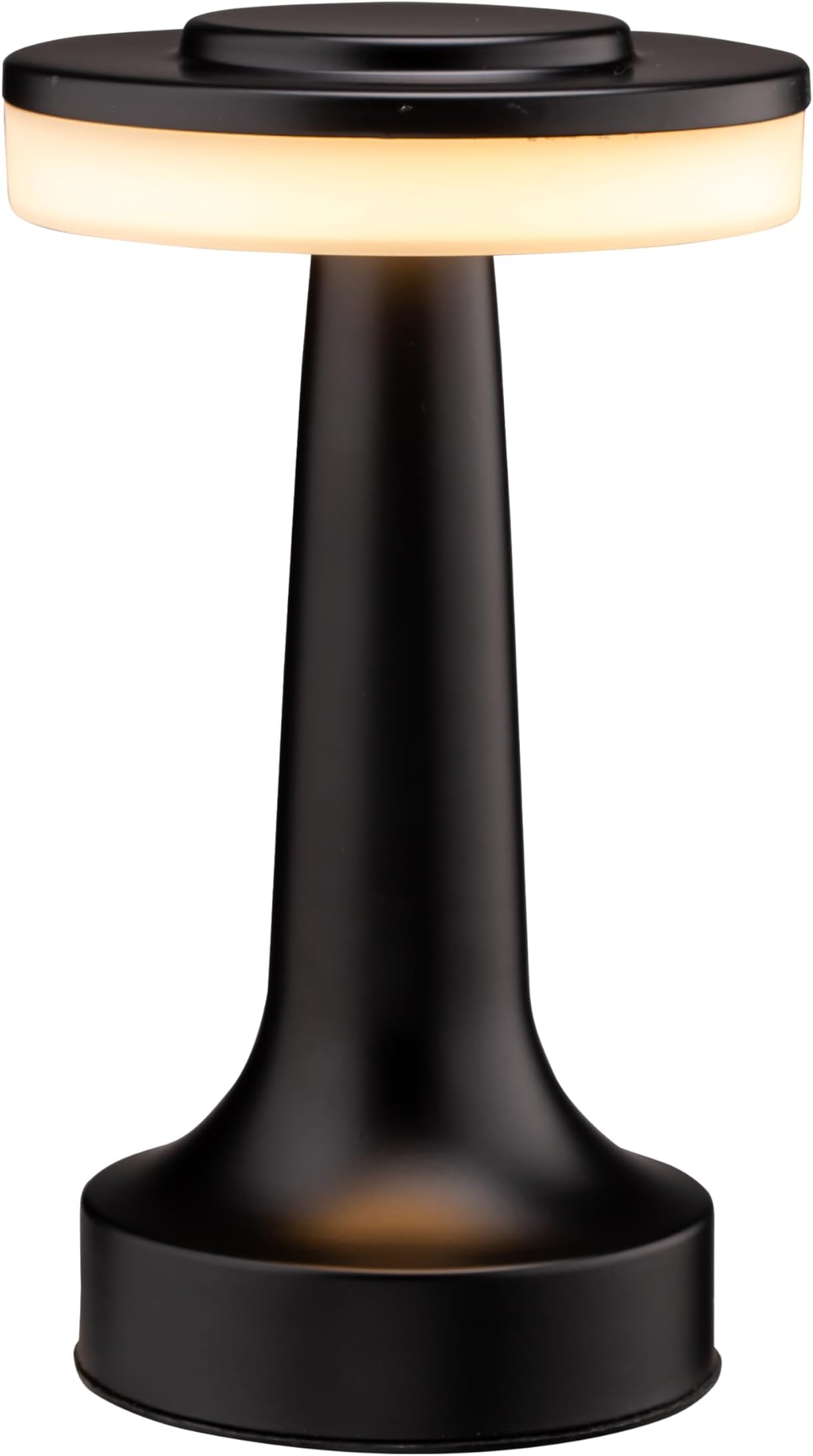 O’Bright Portable LED Table Lamp with Touch Sensor, 3-Levels Brightness, Rechargeable Battery Up to 48 Hours Usage, Night Light for Kids Nursery, Nightstand Lamp, Bedside Lamp (Matte Black)