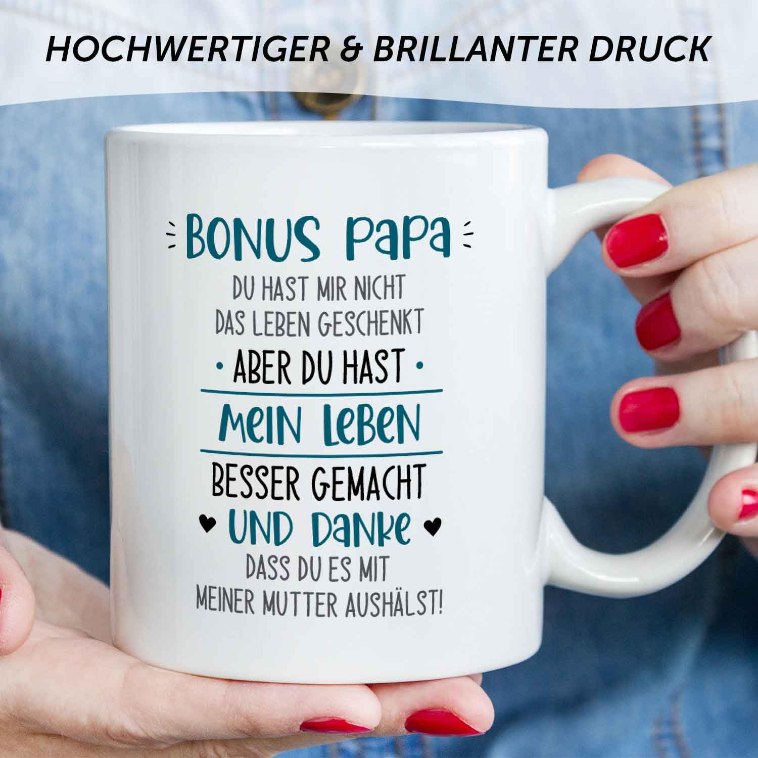 Tazza Stampata Con Scritta In Lingua Tedesca So Sehen Die Beste Mama