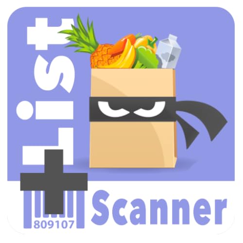 Grocery list. Barcode scanner