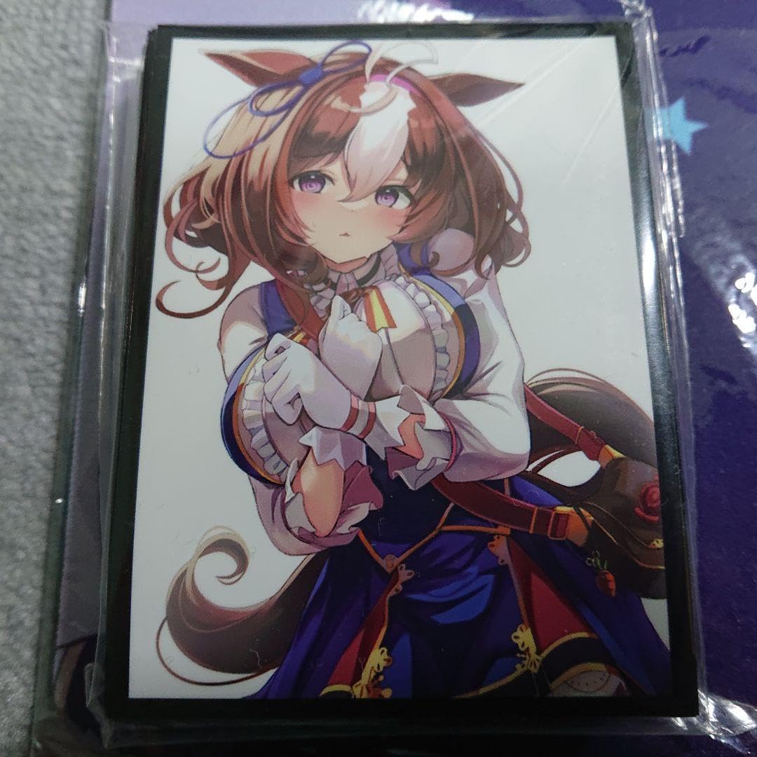 α1 ウマ娘 白背景&勝負服 メイショウドトウ スリーブ&プレイマット α1 ウマ娘 白背景&勝負服 メイショウドトウ スリーブ&プレイ