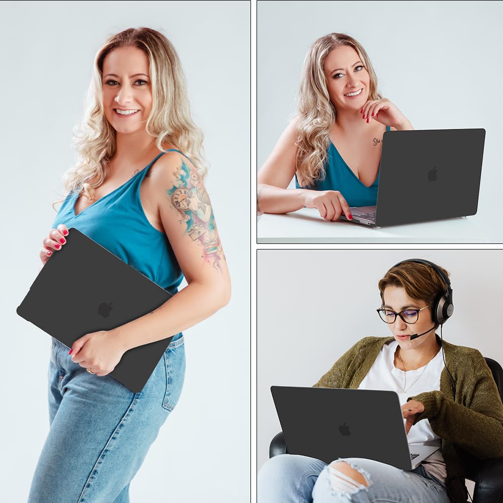 SanMuFly for Newest MacBook Air 15 inch Case M2 Chip with Liquid