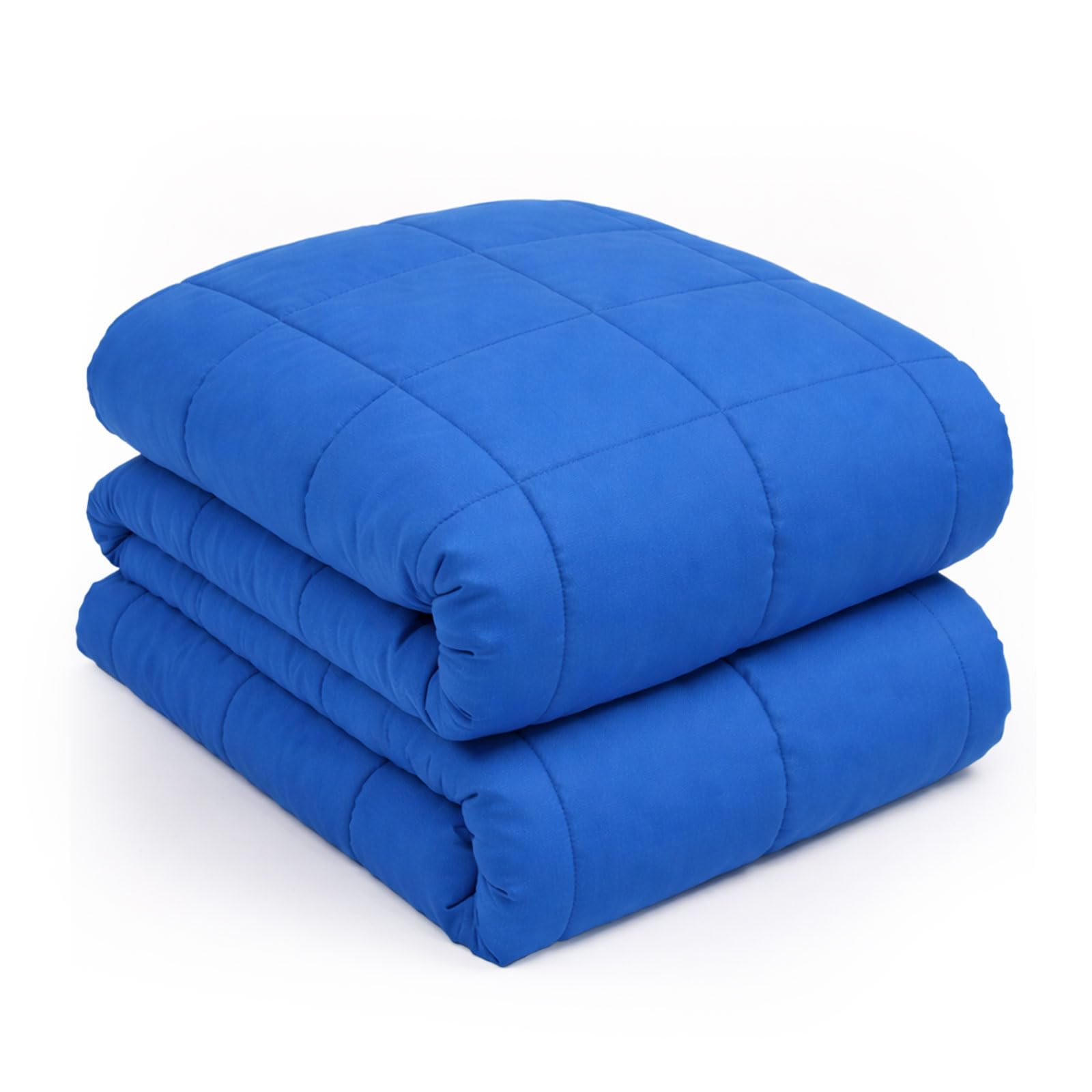 OHS Weighted Blanket Adult 3kg Reversible, Gifts for Women Men Microfibre Heavy Blanket Sleep Therapy Anxiety Relief for Adults, Blue/Grey - 150 x 100cm(Disclaimer:Only suitable for age 3+years)