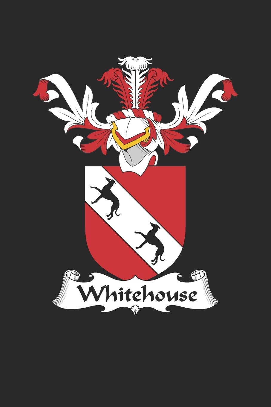 Whitehouse: Whitehouse Coat of Arms and Family Crest Notebook Journal (6 x 9 - 100 pages)