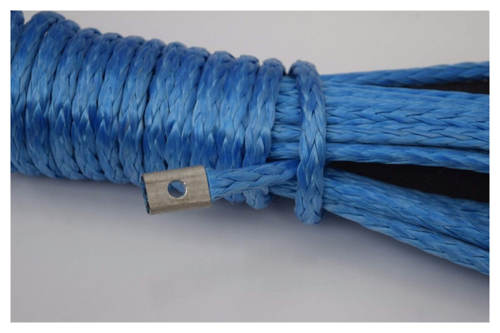 Lina wyciągarki, Niebieski 8mm * 15m lina wciągarki, 5/16 "Łódź wciągarka kabel, liny plazmowe dla małych elektrycznych wciągarki