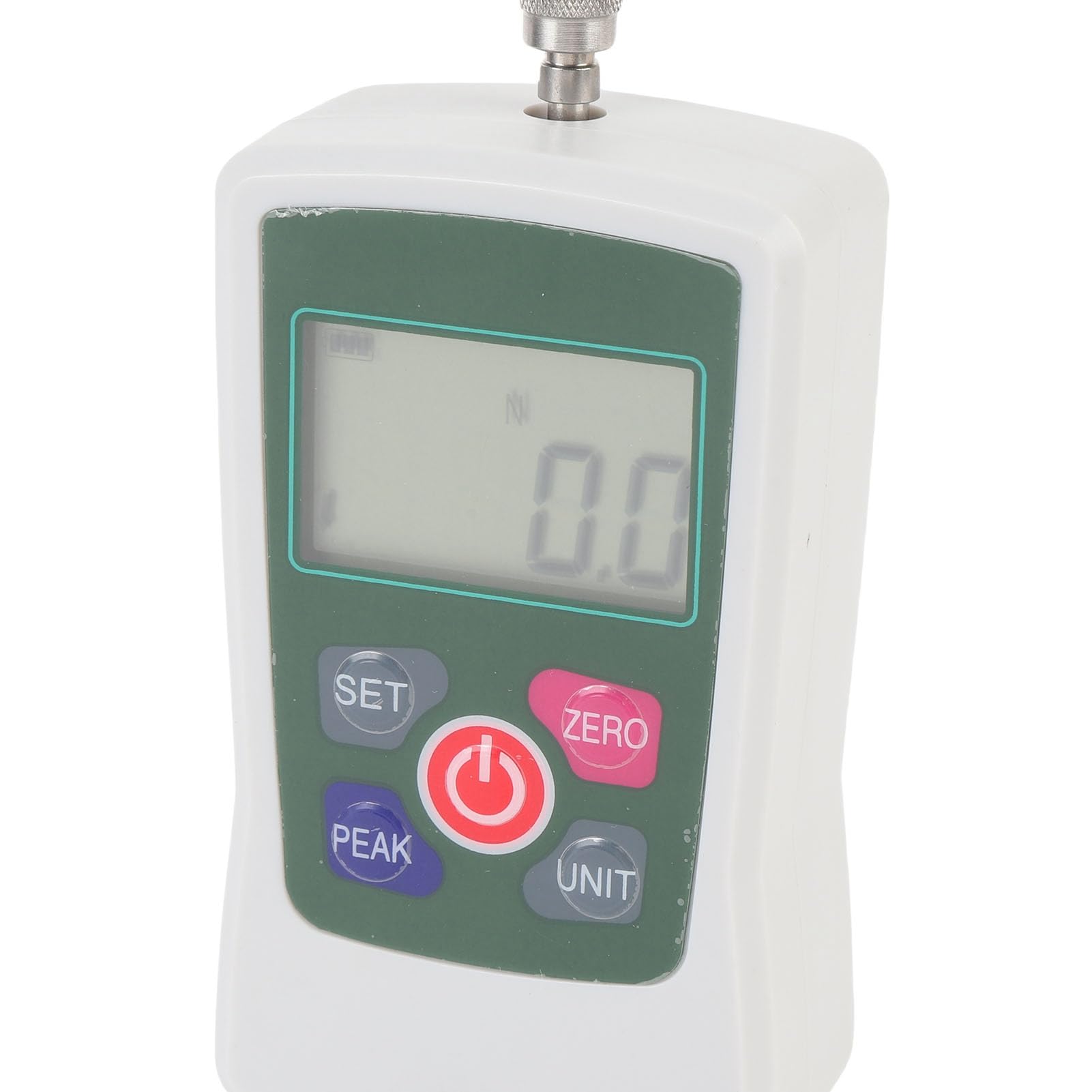 Medidor de Fuerza Digital, Probador de Empuje y TraccióN de Alta PrecisióN 100 N con Pantalla LCD Retroiluminada, 4 Unidades N Kg Lb Oz, Apagado Automático para Pruebas de Compresión de
